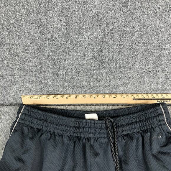 Reebok Track Pants Mens Size L Black Stripe Lightweight Athletic Drawstring - Picture 6 of 10